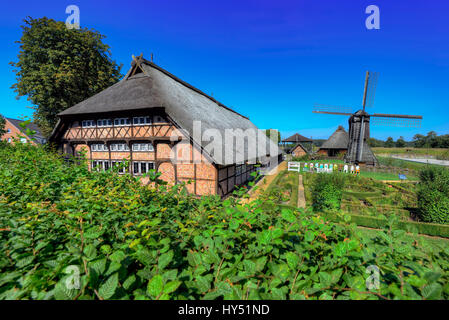 Freilichtmuseum Rieck Haus in Curslack, 4 und sumpfige Land, Hamburg, Deutschland, Europa, Freilichtmuseum Rieck-Haus in Curslack, Vier-Und Marschlande, D Stockfoto