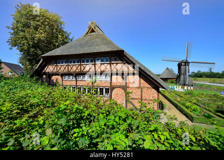 Freilichtmuseum Rieck Haus in Curslack, 4 und sumpfige Land, Hamburg, Deutschland, Europa, Freilichtmuseum Rieck-Haus in Curslack, Vier-Und Marschlande, D Stockfoto