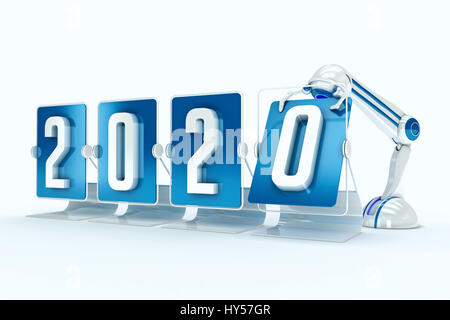 Frohes neues Jahr 2020 Stockfoto