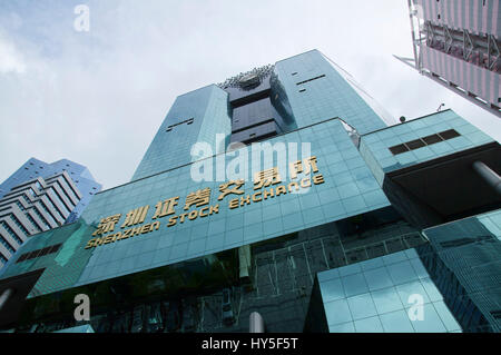 Shenzhen Stock Exchange Stockfoto