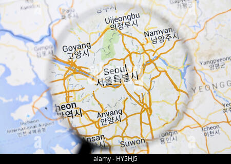 Südkorea Google Maps