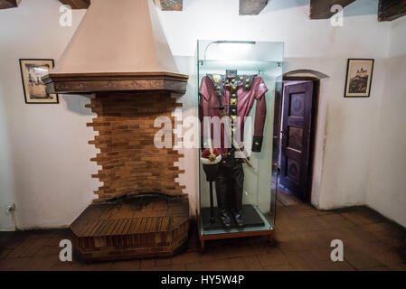 Schloss Bran in der Nähe von Bran, Rumänien, so genannte "Draculaschloss", Heimat der Titelfigur in Bram Stokers Roman "Dracula" Stockfoto