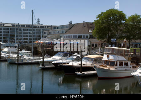 Pickering Wharf und Marina - Salem, Massachusetts Stockfoto