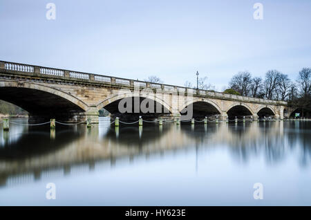 Serpentine Bridge, Hyde Park Stockfoto