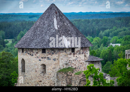 Lettland, CESIS - ca. Juni 2014: Cesis Schloss (Wenden) in Lettland Stockfoto