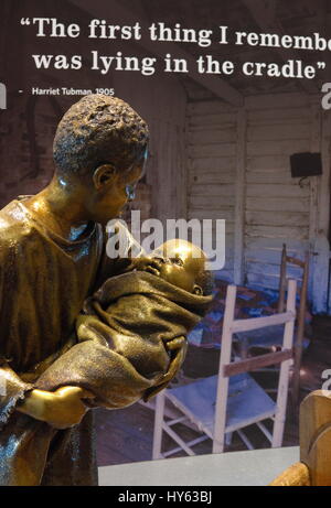 Harriet Tubman Underground Railroad State Park und Besucherzentrum Stockfoto