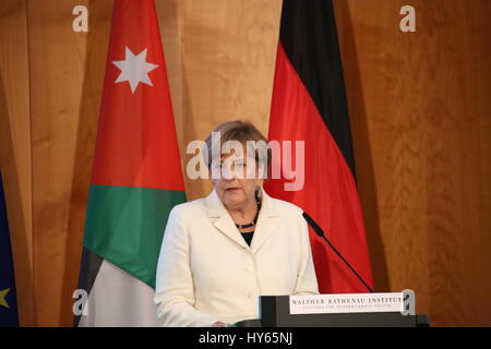 Berlin, Deutschland, 17. Septmeber, 2015: Königin Rania von Jordanien erhält den Walther-Rathenau-Award. Stockfoto