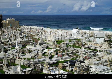 Cementerio Santa Maria Magdalena de Pazzi, Puerto Rico Stockfoto