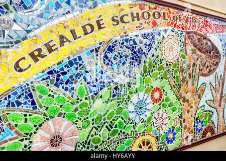 Winter Park Florida, Orlando, Crealde School of Art, Gemeinschaft gemeinnützige Kunstschule, Galerie, Mosaik, Wandbild, FL170222091 Stockfoto