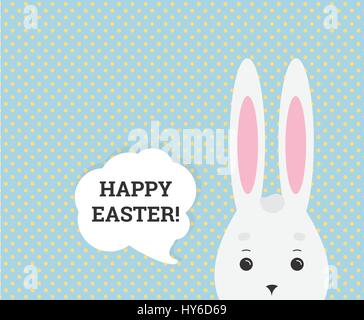 Vektor-Frohe Ostern Grußkarte Web-banner Stock Vektor