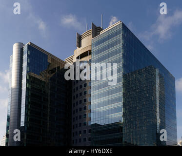 Die moderne industrielle Gebäude in Brüssel, Belgien Stockfoto