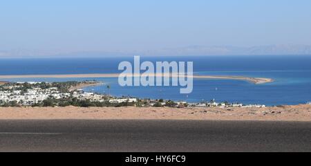 Sinai Dahab City Stockfoto