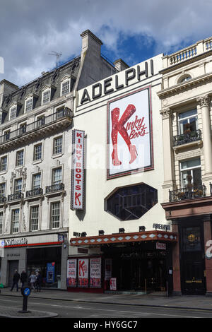 Adelphi Theatre Strang London England, UK. Stockfoto