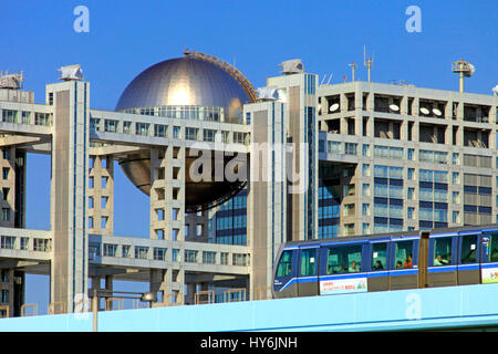 Fuji TV FCG Hauptquartier in Odaiba Tokio Japan Stockfoto