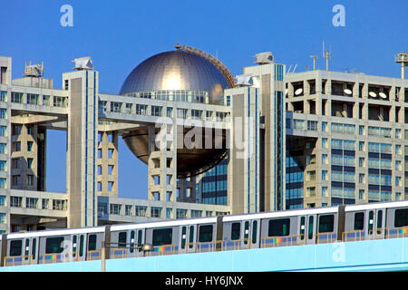 Fuji TV FCG Hauptquartier in Odaiba Tokio Japan Stockfoto