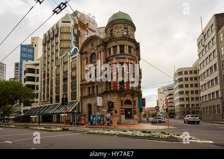 Öffentlichkeit Vertrauensaufbau, Lambton Quay, Wellington, Neuseeland Stockfoto