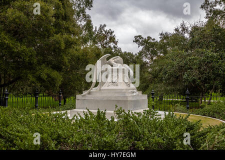 Der Engel der Trauer-Statue an der Stanford University Campus - Palo Alto, Kalifornien, USA Stockfoto