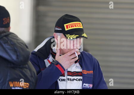 Tag des Rennens für den Hankook 24H Tourenwagen Ausdauer in Silverstone Stockfoto