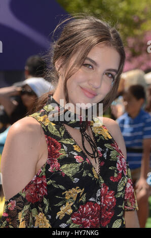 Culver City, Ca. 1. April 2017. Lilimar bei der Premiere von Sony Pictures "Schlümpfe: The Lost Village" am ArcLight Kinos am 1. April 2017 in Culver City, Kalifornien. Bildnachweis: David Edwards/Medien Punch/Alamy Live-Nachrichten Stockfoto