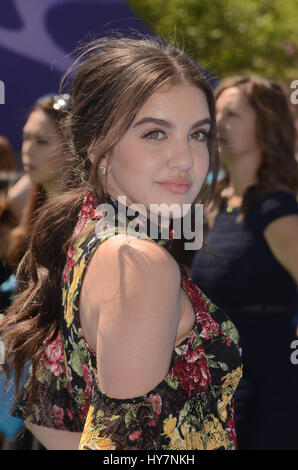 Culver City, Ca. 1. April 2017. Lilimar bei der Premiere von Sony Pictures "Schlümpfe: The Lost Village" am ArcLight Kinos am 1. April 2017 in Culver City, Kalifornien. Bildnachweis: David Edwards/Medien Punch/Alamy Live-Nachrichten Stockfoto