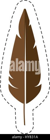 welkes Blatt-Symbol auf weißem Hintergrund. Vektor-illustration Stock Vektor