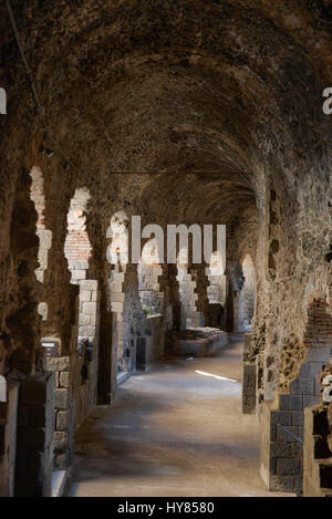 Katakomben, Teatro Romano, via Vittorio Emanuele II, Catania, Sizilien, Italien, Katakomben, Via Vittorio Emanuele II, Sizilien, Italien Stockfoto