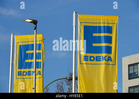 EDEKA, Wiesbadener Straße, Dorf Schmargen, Dorf Wilmers, Berlin, Deutschland, Wiesbadener Straße, Schmargendorf, Wilmersdorf, Deutschland Stockfoto