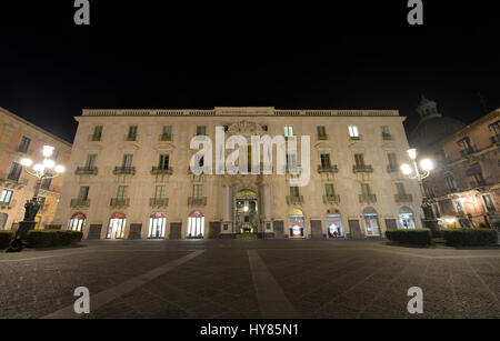 Universita Degli Studi Tu Catania, Piazza Universita, Catania, Sizilien, Italien, Universita Degli Studi Di Catania, Sizilien, Italien Stockfoto