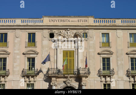 Universita Degli Studi Tu Catania, Piazza Universita, Catania, Sizilien, Italien, Universita Degli Studi Di Catania, Sizilien, Italien Stockfoto