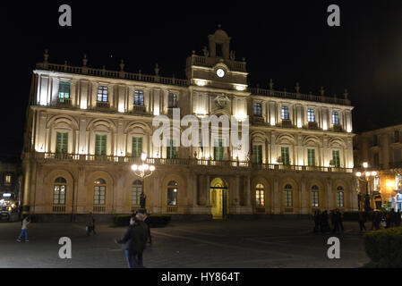 Piazza Universita, Universita Degli Studi Tu Catania, Catania, Sizilein, Italien, Universita Degli Studi Di Catania, Italien Stockfoto