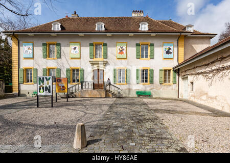 Seemuseum Genf, Nyon, Schweiz Stockfoto