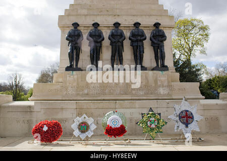 Haushalt Abteilung Denkmal gegenüber Horseguards Parade London Stockfoto