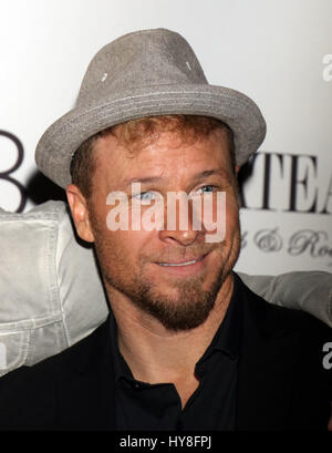 Backstreet Boys host "Larger Than Life" Afterparty im Chateau Nightclub & Dach innen Paris Hotel & Casino Featuring: Backstreet Boys, Brian Littrell Where: Las Vegas, Nevada, USA bei: 1. März 2017 Stockfoto