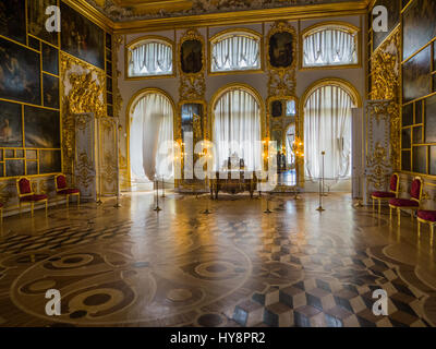 Katharinenpalast Innenräume. Puschkin, St. Petersburg, Russland Stockfoto