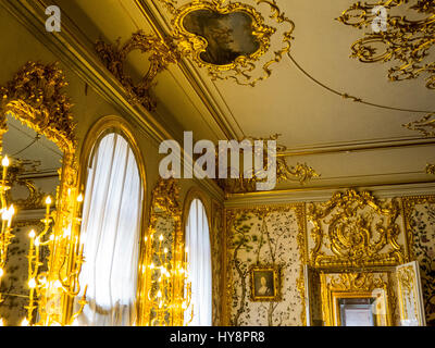 Katharinenpalast Innenräume. Puschkin, St. Petersburg, Russland Stockfoto