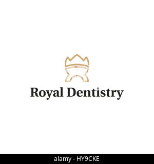 Königliche Zahnmedizin logo Stockfoto