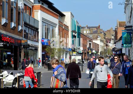 Zentrum der Stadt Windsor Berkshire UK Stockfoto