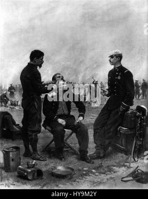 Jean Baptiste Edouard Detaille Camp Barber Walters 37190 Stockfoto