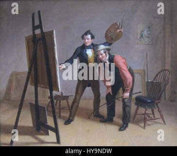 William Sidney Mount war ein US-amerikanischer Genre-Maler, der für seine Darstellungen des ländlichen Lebens im Amerika des 19. Jahrhunderts bekannt war. Seine Werke beschäftigten sich oft mit Themen des Alltags und Volkstraditionen. Stockfoto