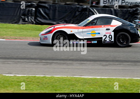 Simpson Produkte Ginetta Junior Meisterschaft, Marken Luke, 04.02.2007 Kent England Stockfoto