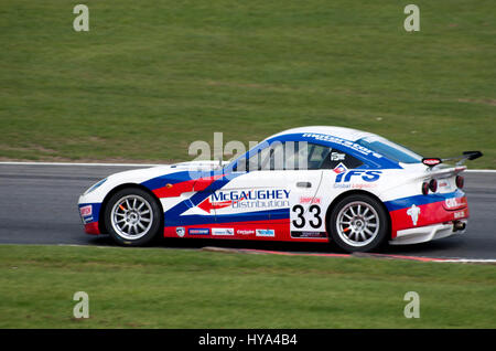 Simpson Produkte Ginetta Junior Meisterschaft, Marken Luke, 04.02.2007 Kent England Stockfoto