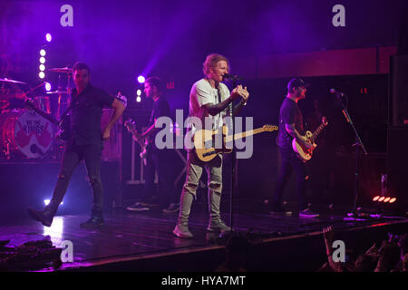 Fort Lauderdale, FL, USA. 2. April 2017. Wir Könige führt auf Revolution am 2. April 2017 in Fort Lauderdale, Florida. Bildnachweis: Mpi04/Medien Punch/Alamy Live-Nachrichten Stockfoto