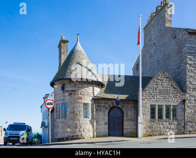 Isle Of Man Polizeistation in Castletown Stockfoto