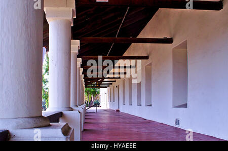 Kirche Mission San Luis Obispo de Tolosa in San Luis Obispo, Kalifornien Zentralküste, gebaut von Junipero Serra Chamush Indianer Kalifornien Geschichte Stockfoto