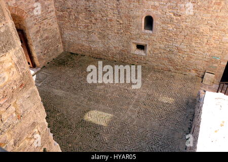 Assisi, Italien leer Burg Stock Stockfoto