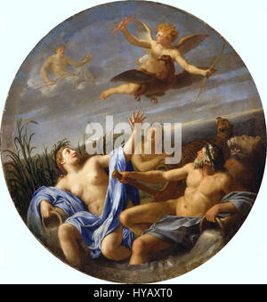 Eustache Le Sueur. Leben von Amor Amor stehlen den Donner des Jupiter, 1646 1647 Stockfoto