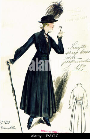 Kleid Carentelle von House of Wert 1916 Stockfoto