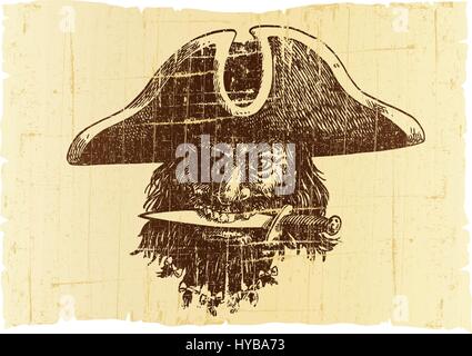 Pirate. Vector Illustration. Stock Vektor