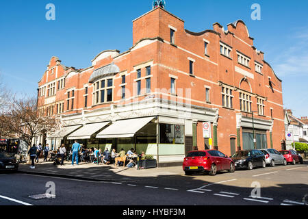 Die ehemaligen Olympischen Recording Studios in Barnes, London SW, ist jetzt ein unabhängiges Kino und restaurant Stockfoto