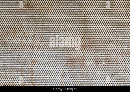 Alte Metall Grunge-Hintergrund mit Rost Stockfoto